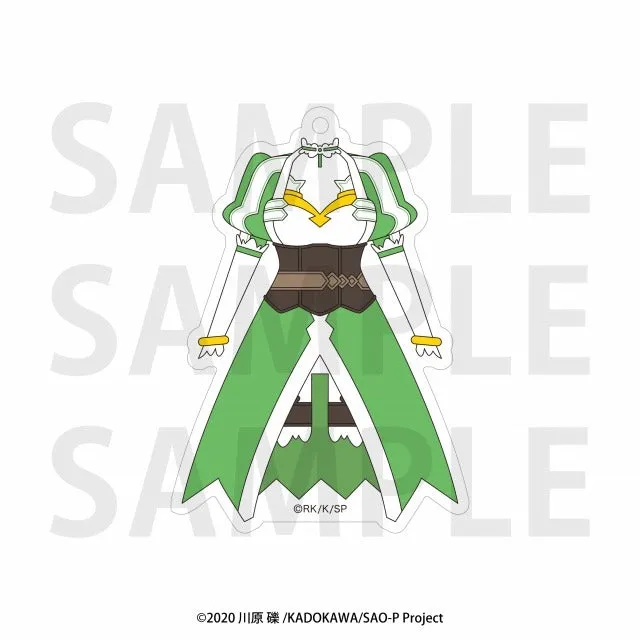 (1BOX=9)(Goods - Key Chain) Sword Art Online Trading Costume Key Chain (9 Types)