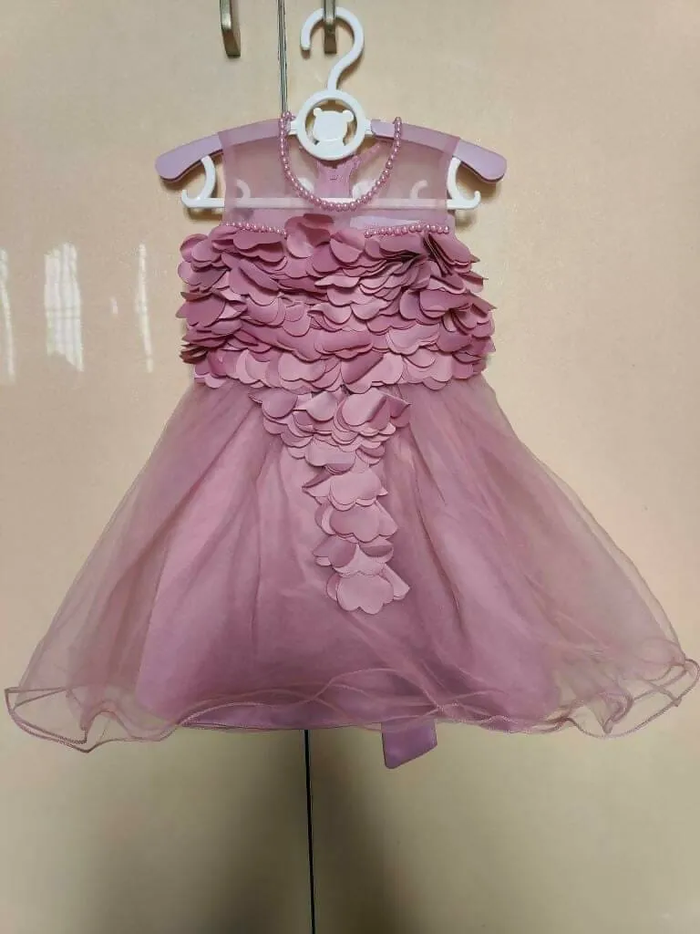 1st Birthday Beautiful Twin Dress/Frock For Baby Girl