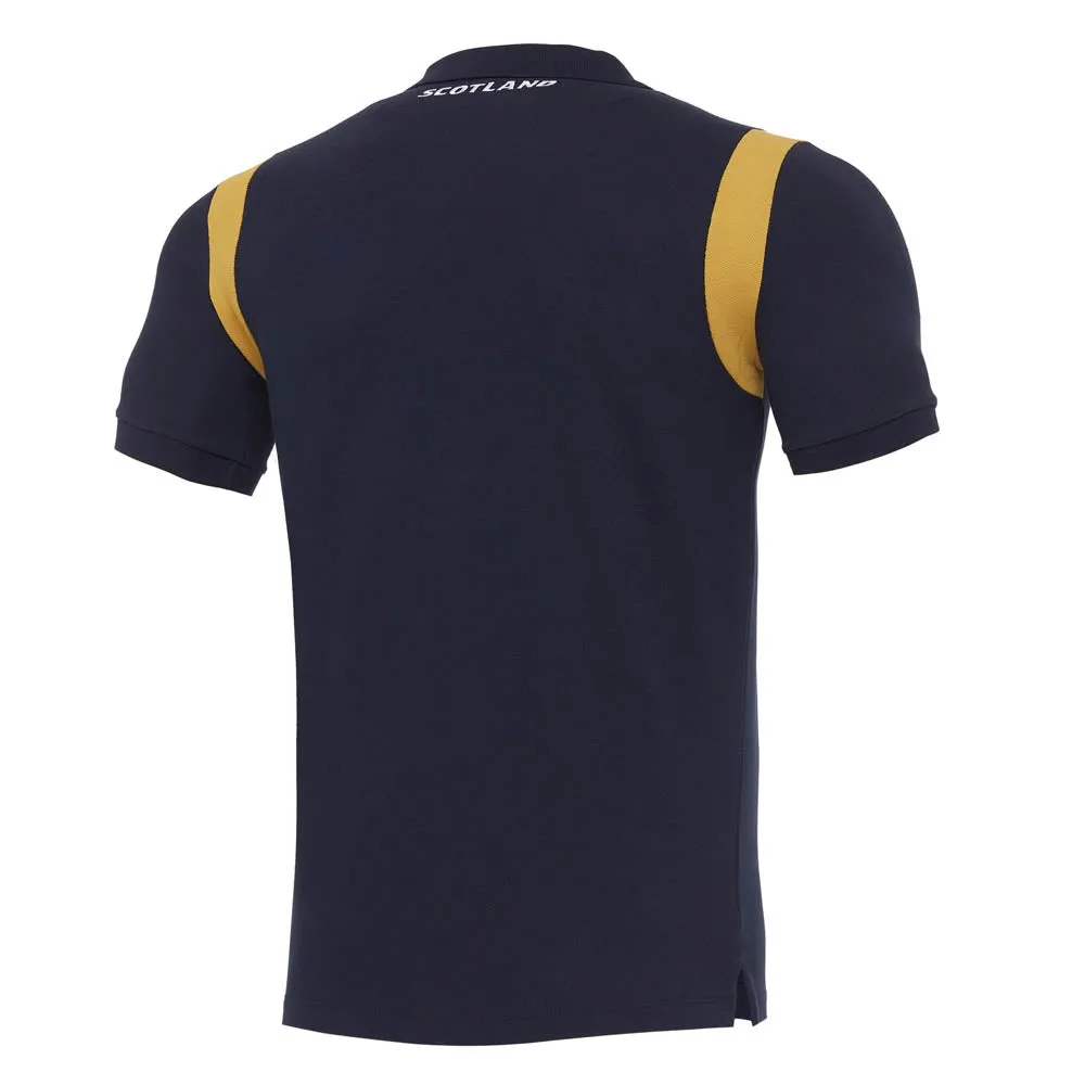 2020-2021 Scotland Official Polycotton Polo Shirt (Navy)