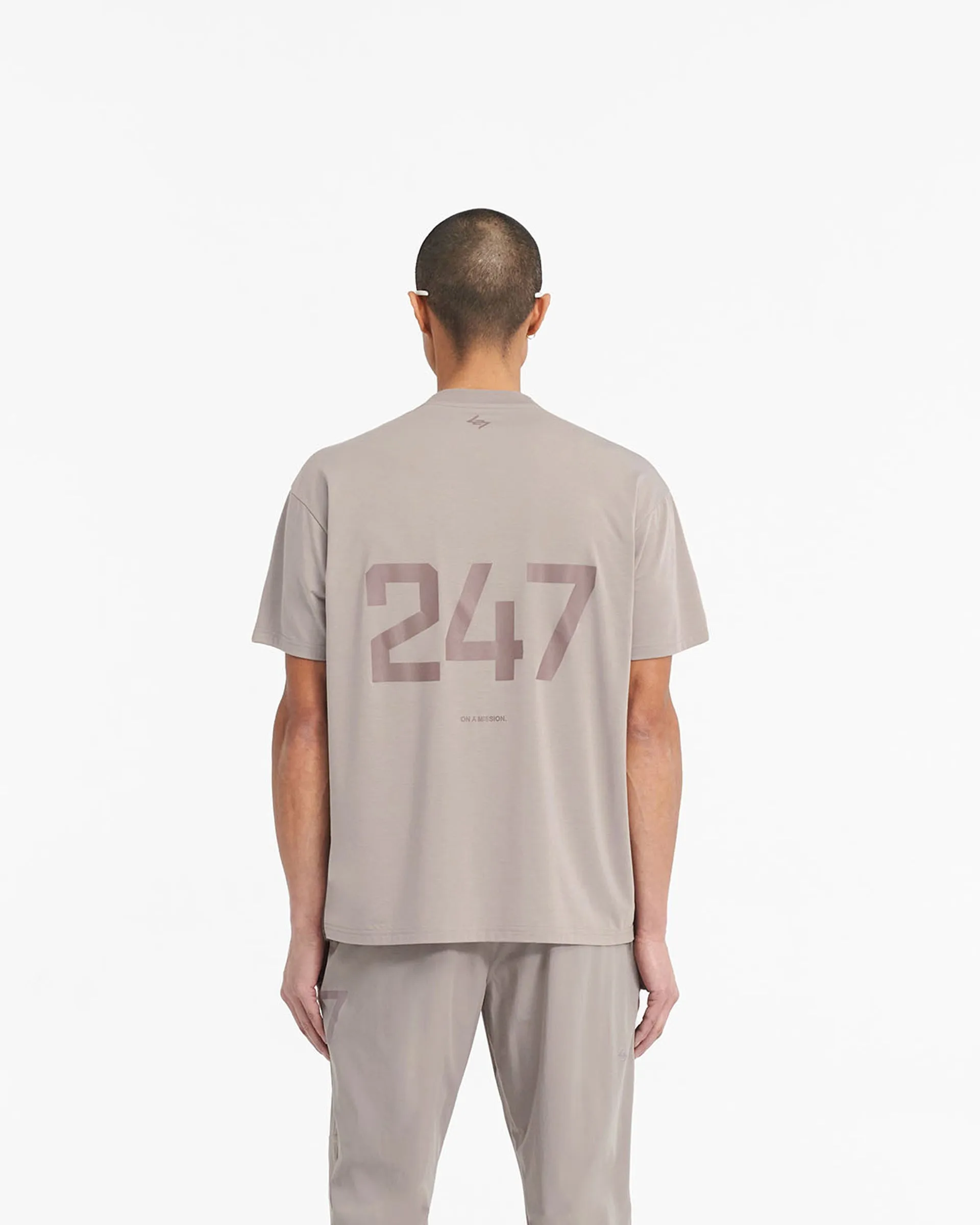 247 Oversized T-Shirt - Cinder