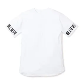 3:16 - Believe Sleeve Tee - White