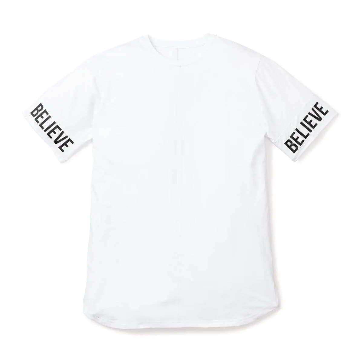 3:16 - Believe Sleeve Tee - White