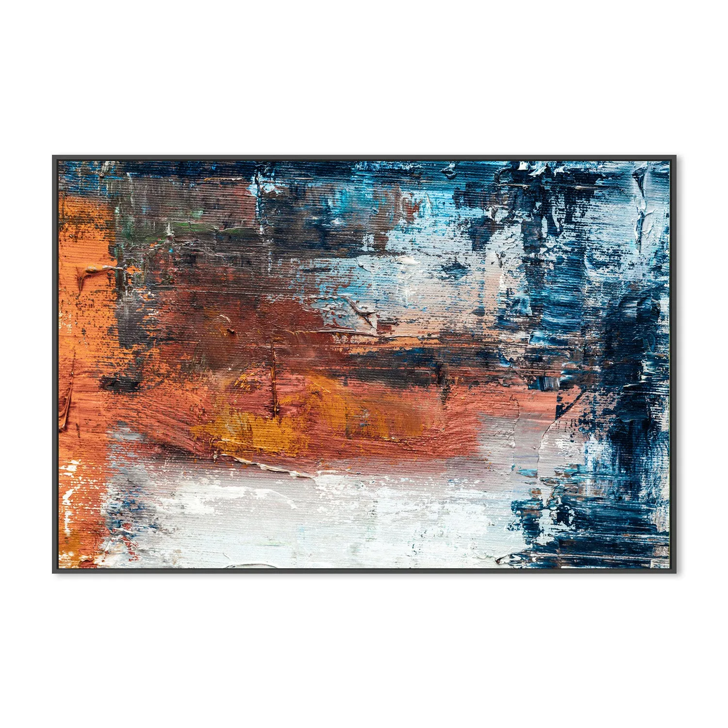 A Collision of Colour, Style A, Hand-Painted Canvas