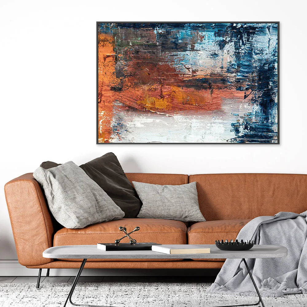 A Collision of Colour, Style A, Hand-Painted Canvas