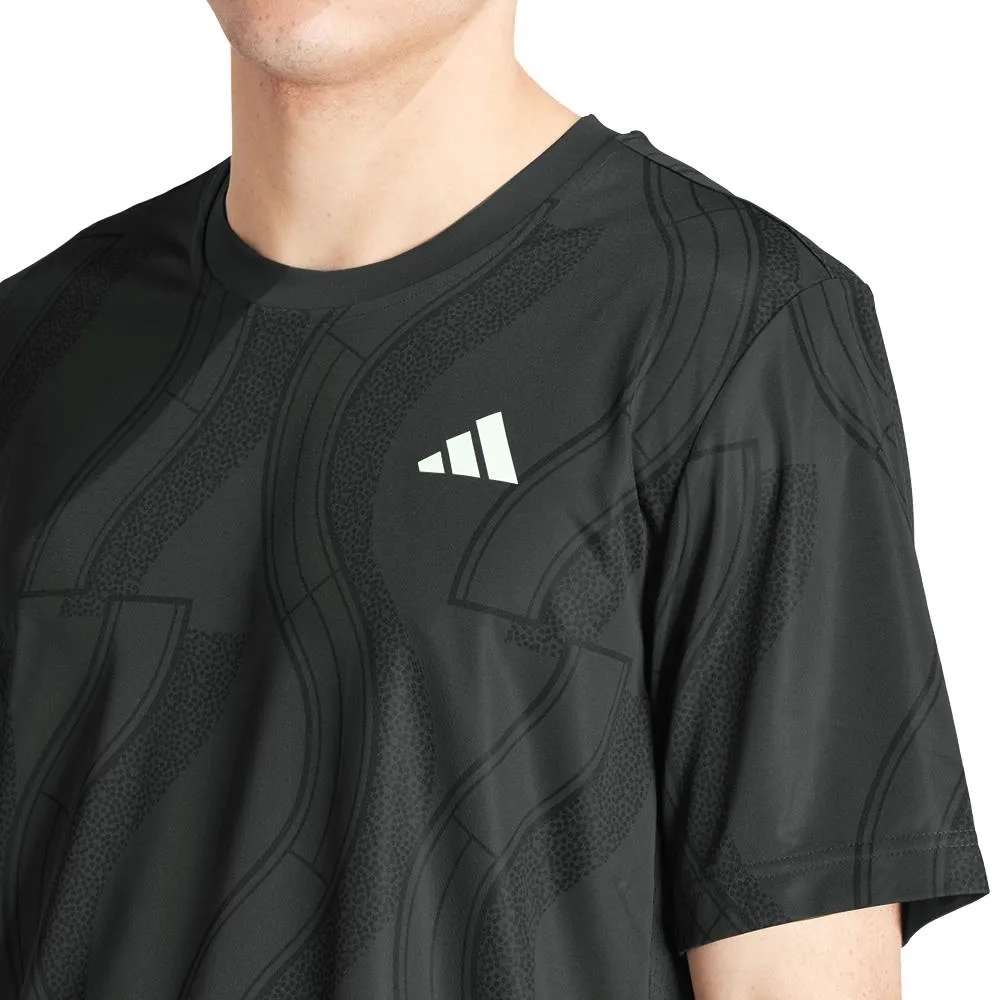 adidas Men's Club Graphic Tee - Carbon