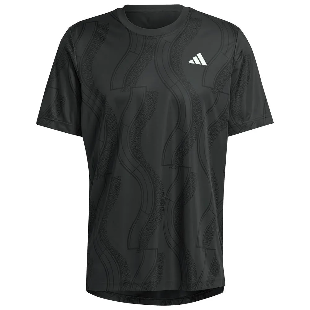 adidas Men's Club Graphic Tee - Carbon