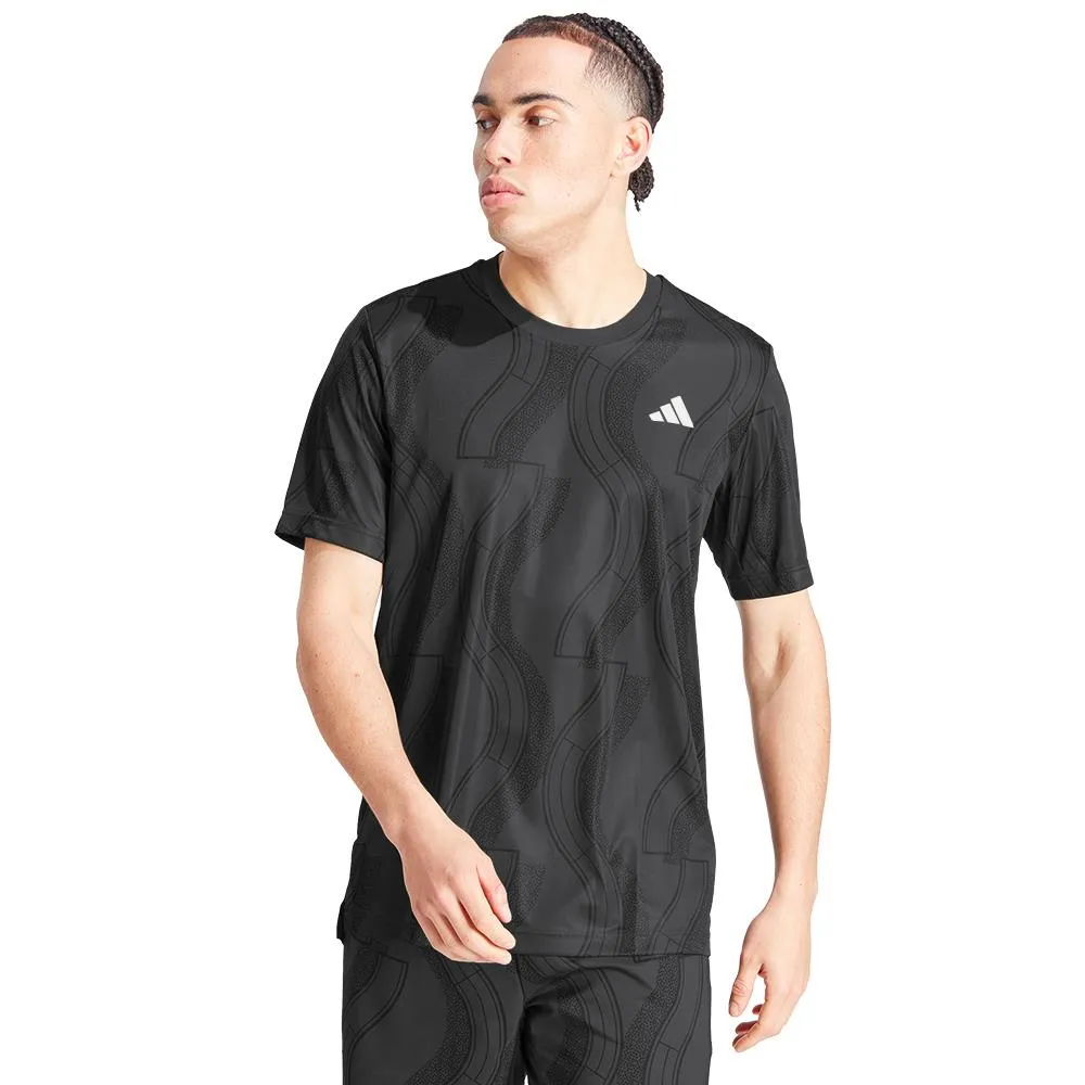 adidas Men's Club Graphic Tee - Carbon