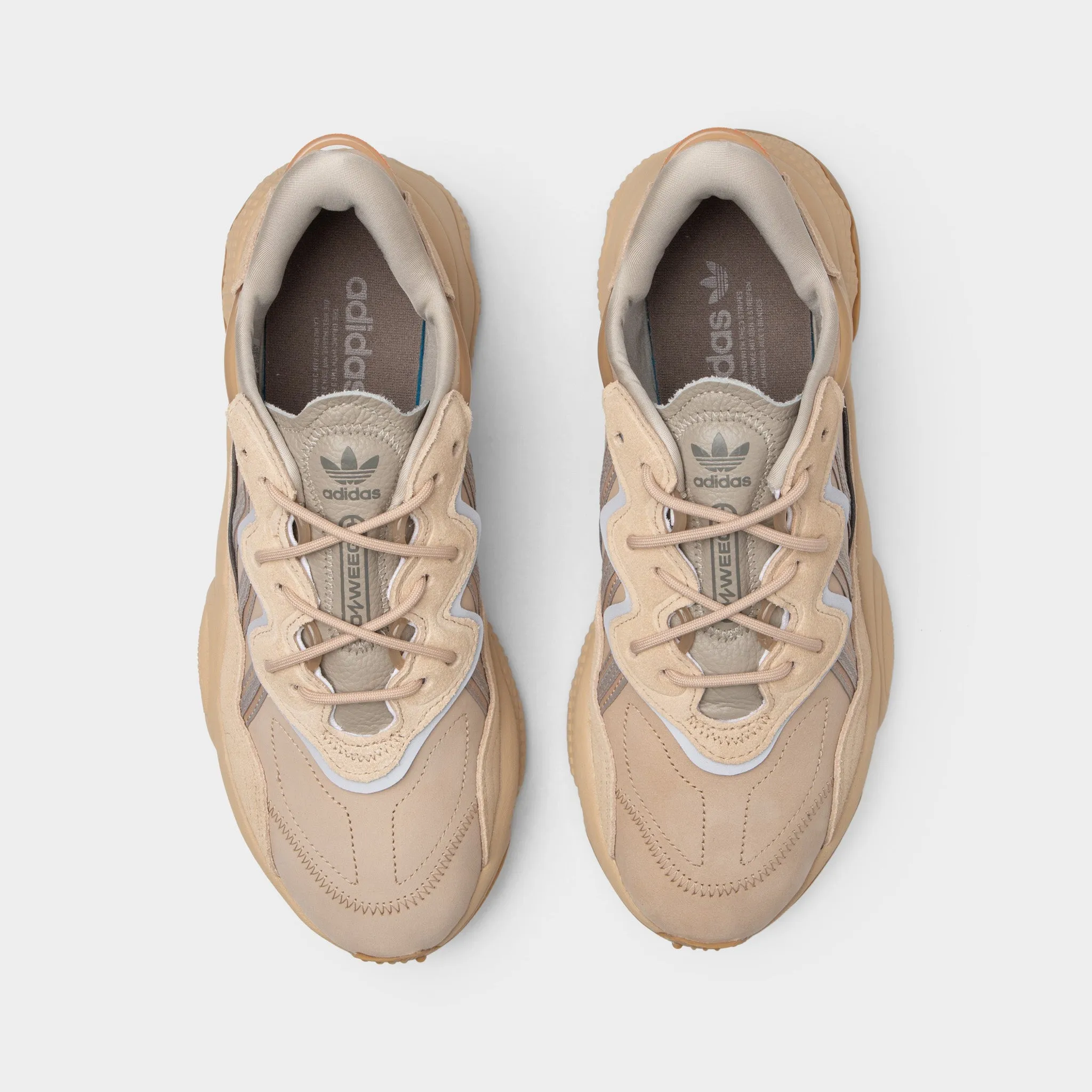 adidas Originals Ozweego Pale Nude / Light Brown - Solar Red