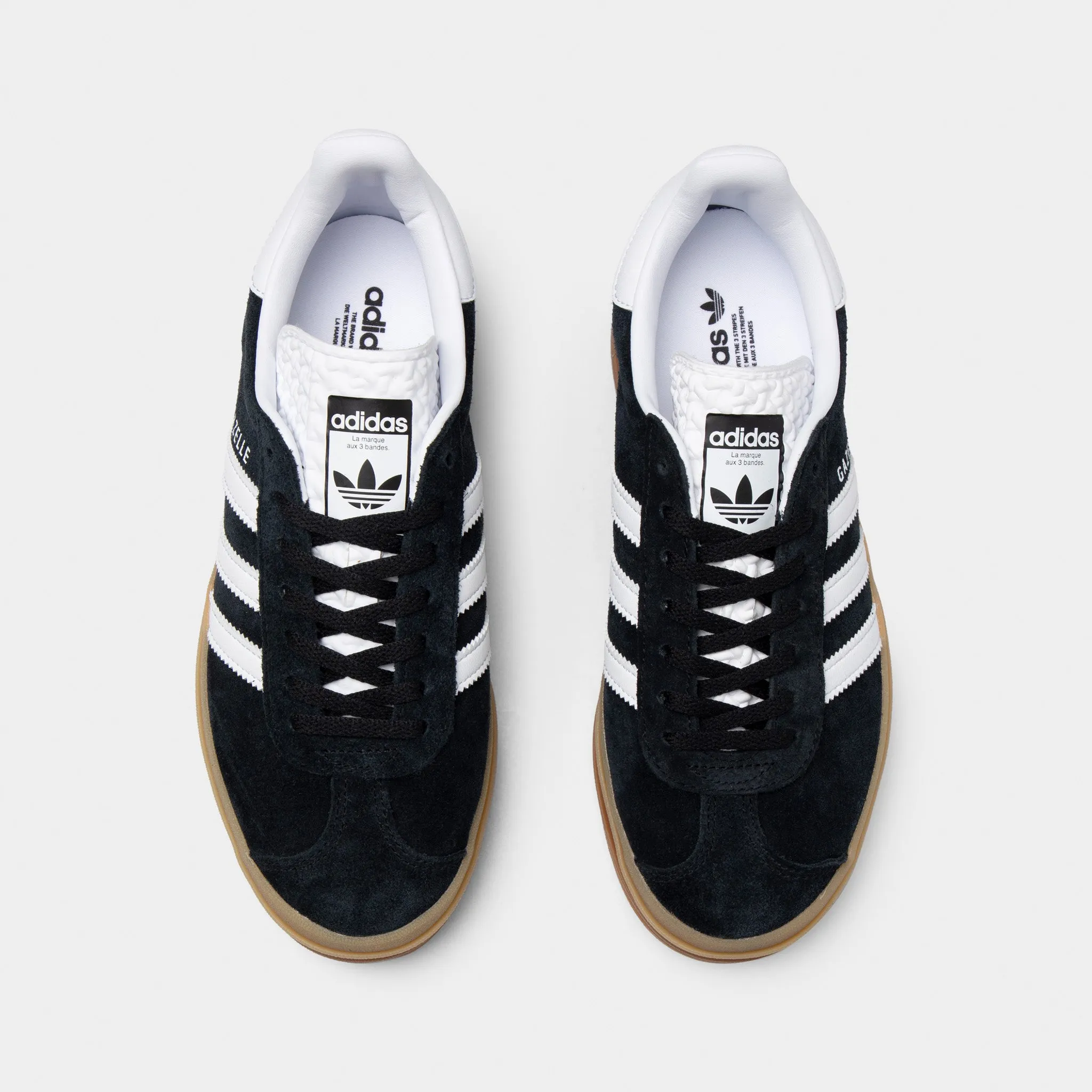 adidas Originals Women's Gazelle Bold Core Black / Cloud White - Cloud White