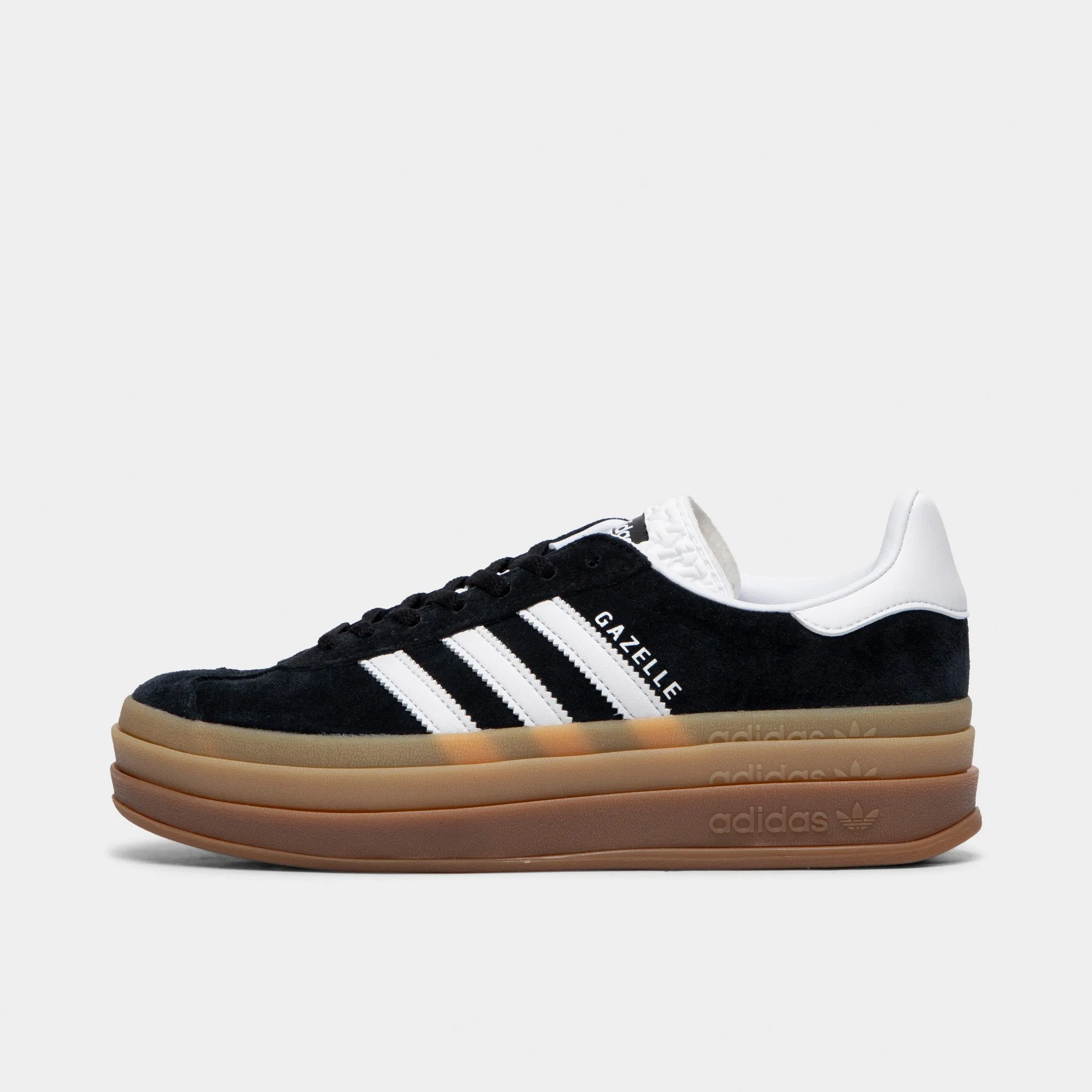 adidas Originals Women's Gazelle Bold Core Black / Cloud White - Cloud White