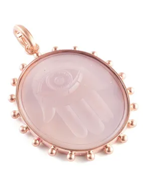 Agate Hamsa Pendant