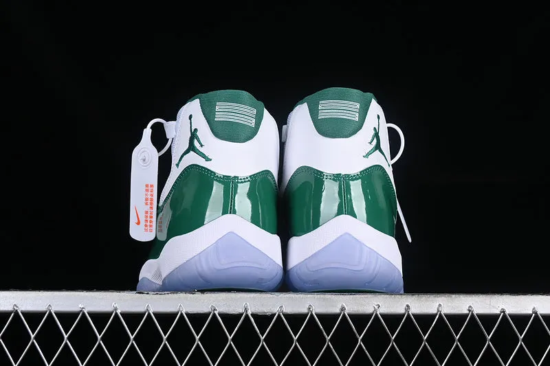 AIR JORDAN 11 RETRO WHITE/GREEN