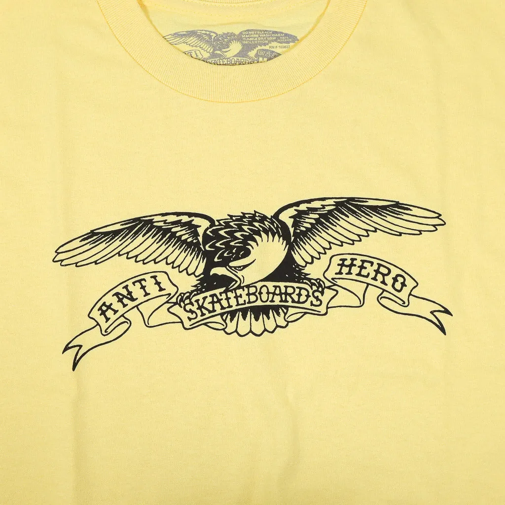 Anti Hero Skateboards - Basic Eagle T-Shirt - Banana