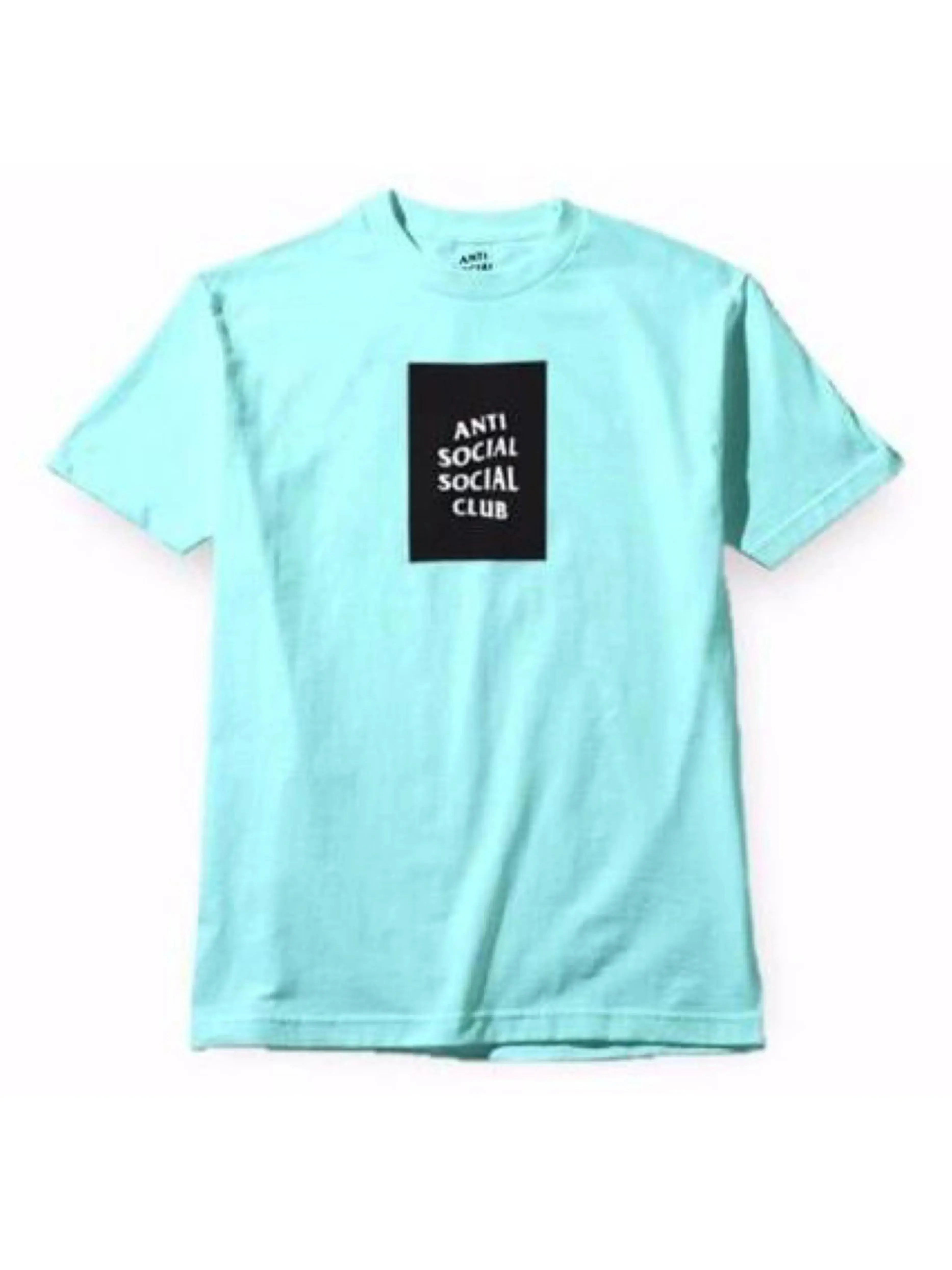 Anti Social Social Club Box Logo Tee Mint