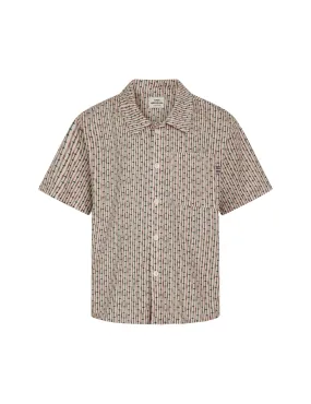 AOP Poplin Skully Shirt, Rainy Day AOP