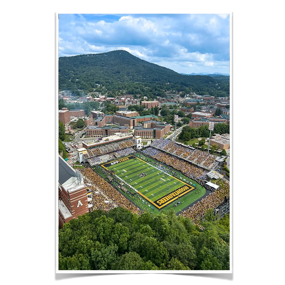 Appalachian State Mountaineers - Kidd Brewer Stadium Aerial