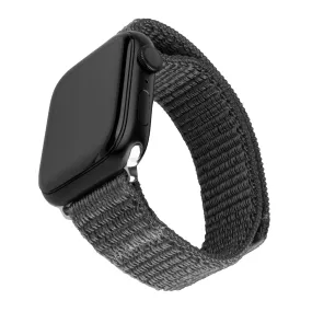 Apple Watch (38/40/SE/41MM) Fixed Nylon Rem - Mørkegrå