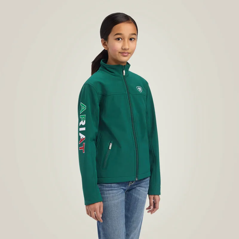 Ariat Kids New Team Softshell MEXICO Jacket Style 10039202