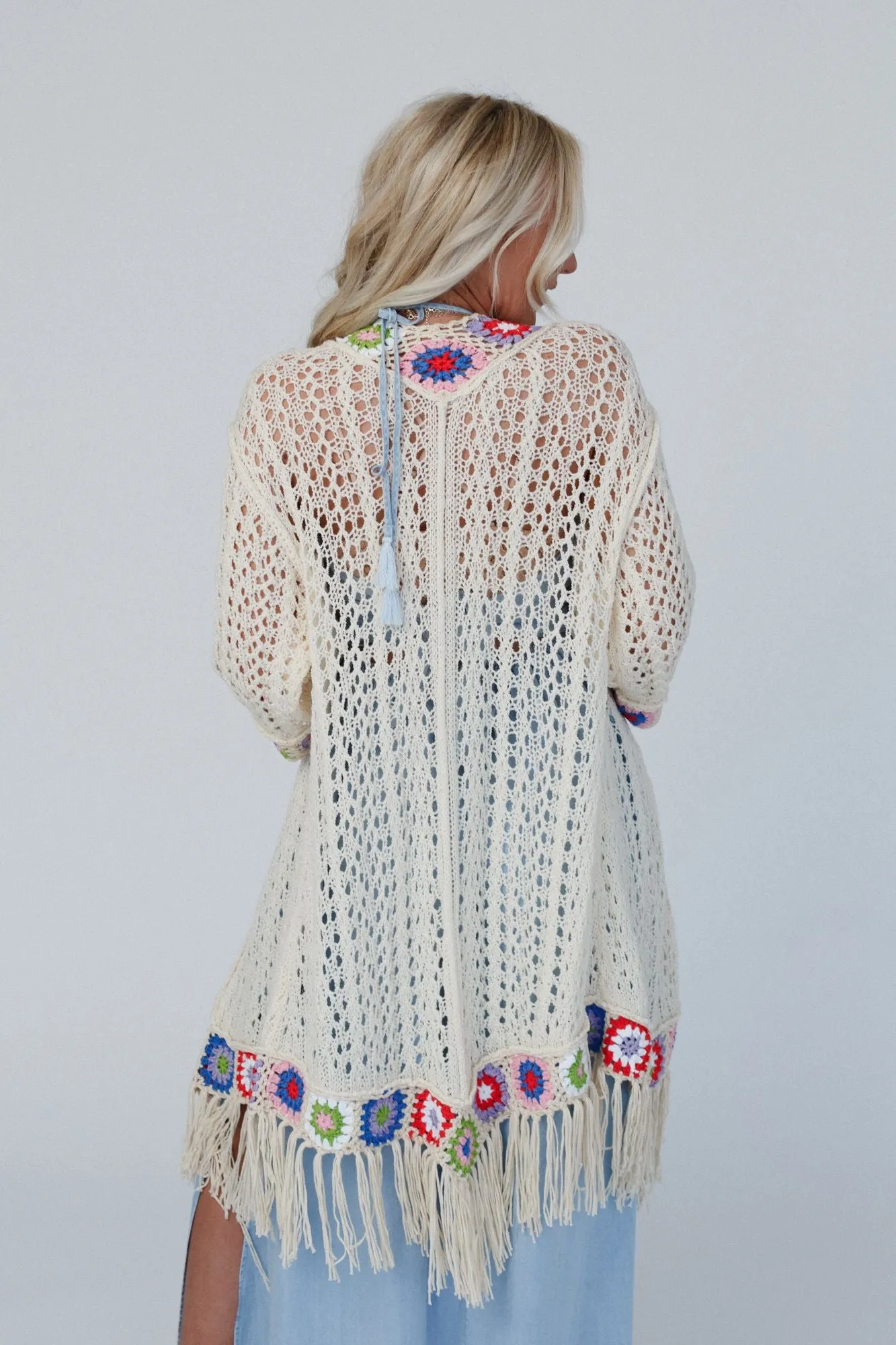 Artful Allure Cardigan - Cream