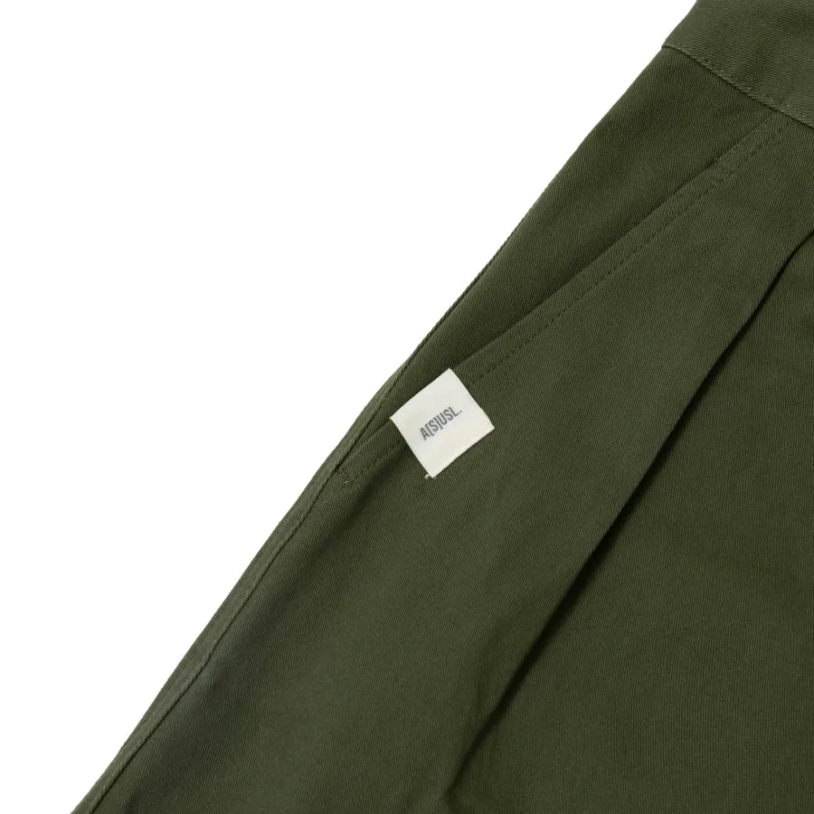 A[S]USL SIGNATURE SHORTS-LIGHT OLIVE