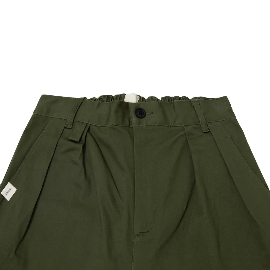 A[S]USL SIGNATURE SHORTS-LIGHT OLIVE