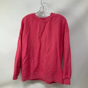 Athletic Sweatshirt Crewneck By Lululemon In Pink, Size: 6