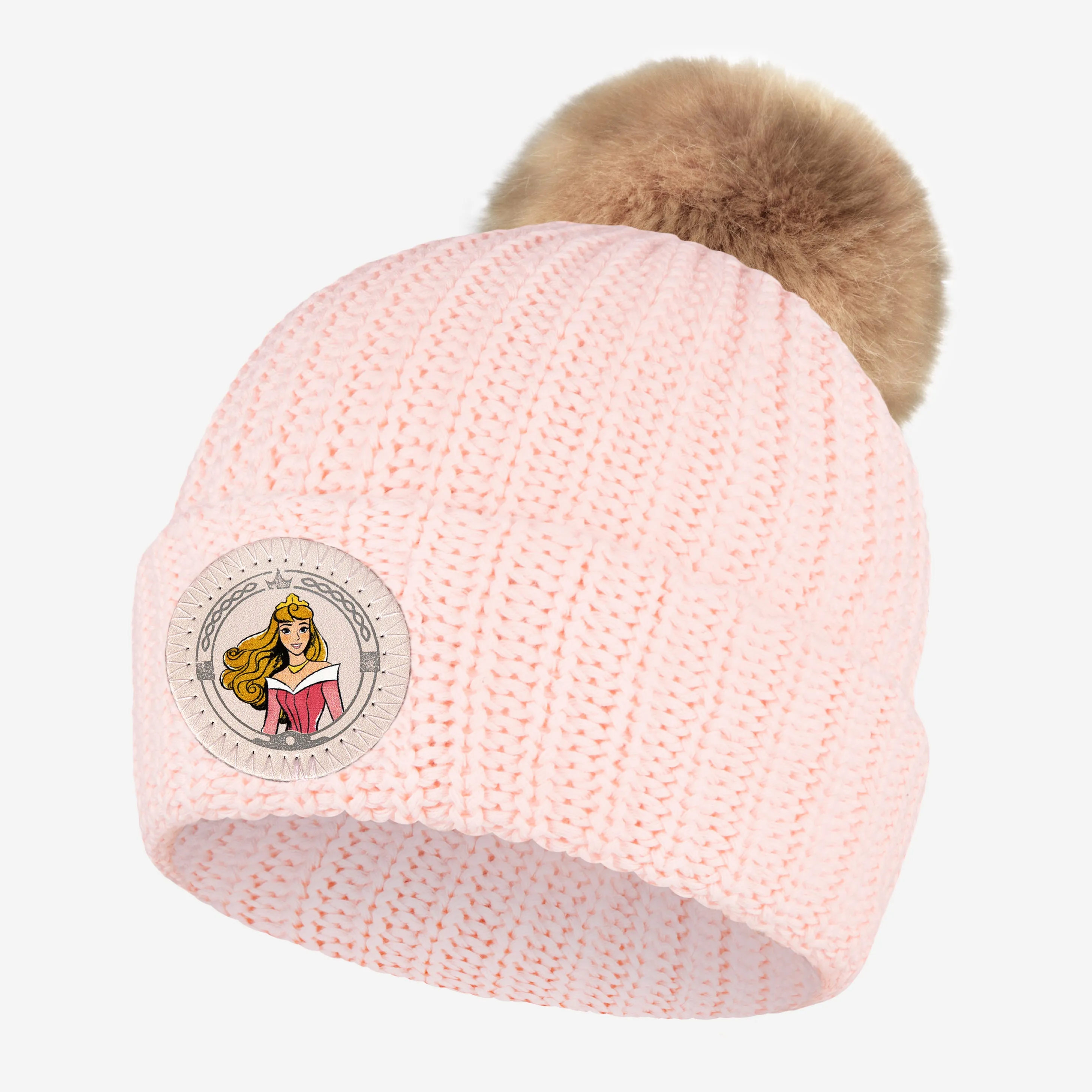 Aurora Blush Pom Beanie