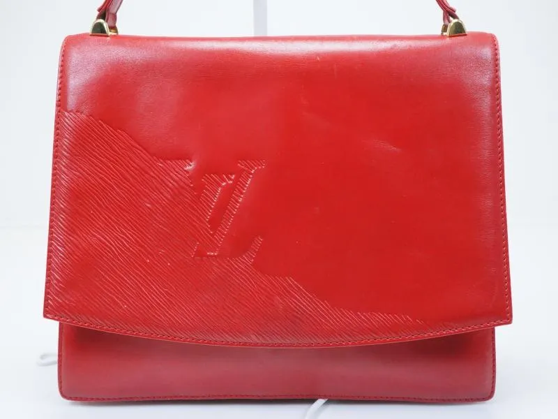 Authentic Pre-owned Louis Vuitton Cuir Opera Rouge Red Epi Delphes Shoulder Bag M63937 152557