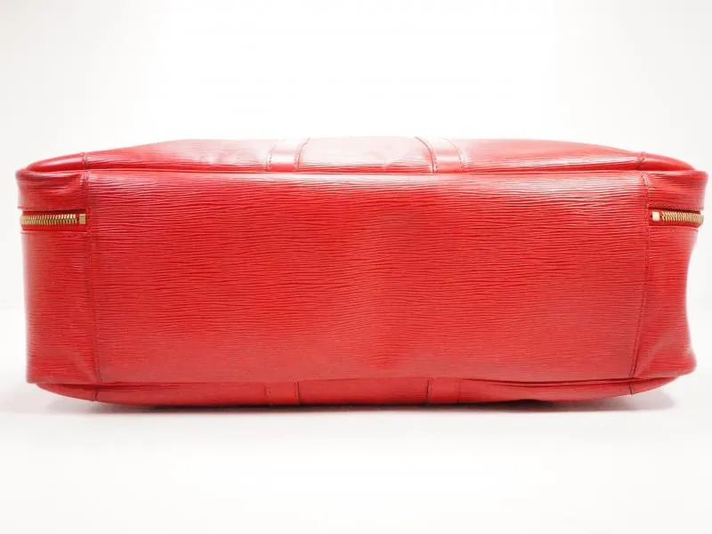 Authentic Pre-owned Louis Vuitton Special Ordered Epi Red Rouge Castillan Sirius 55 Suitcase 212101