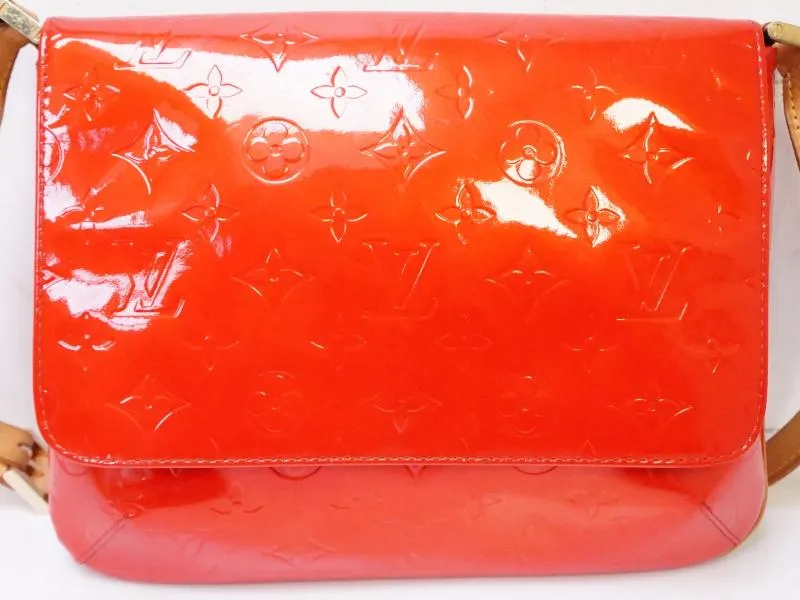 Authentic Pre-owned Louis Vuitton Vernis Rouge Thompson Street Shoulder Bag Purse M91094 200335