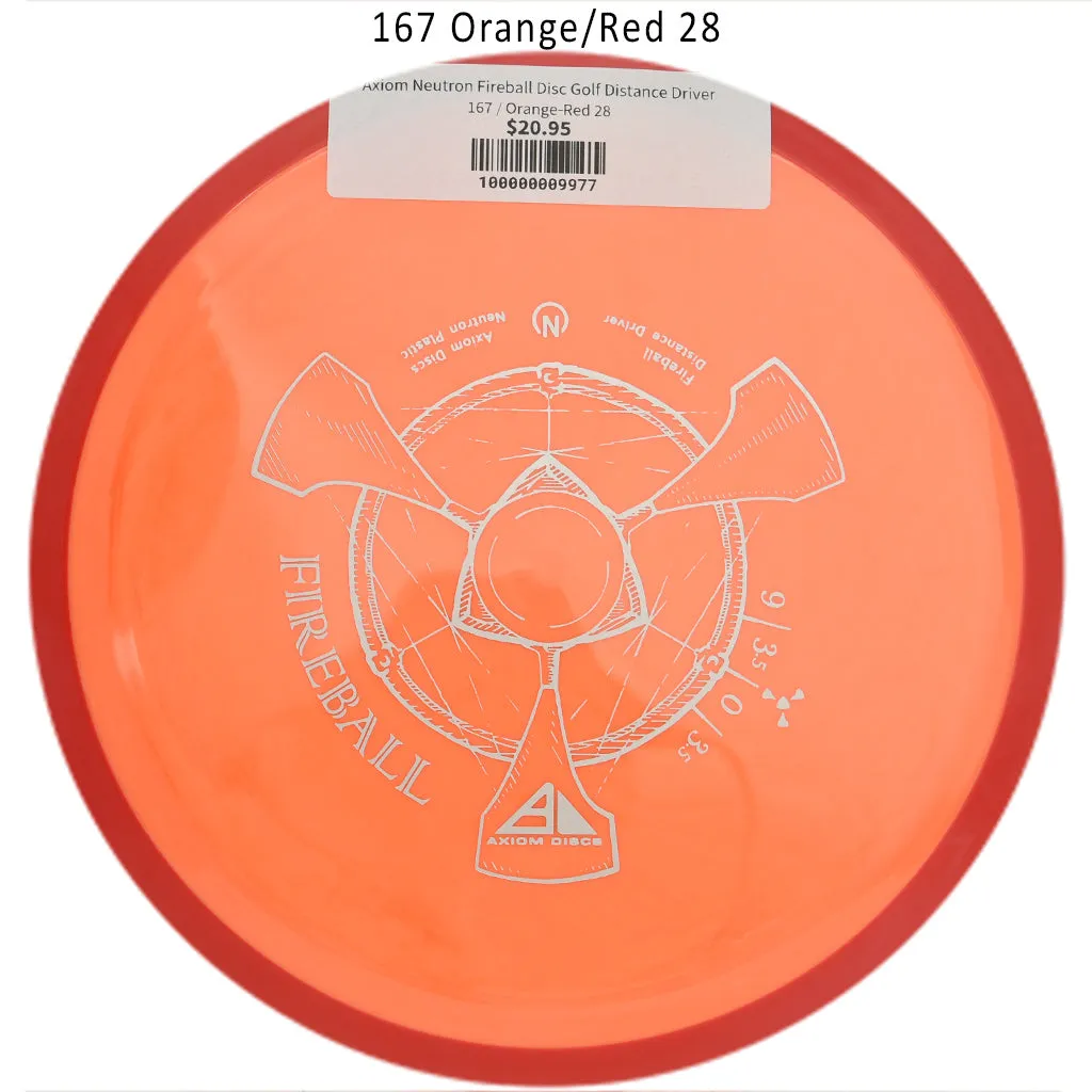 Axiom Neutron Fireball Disc Golf Distance Driver