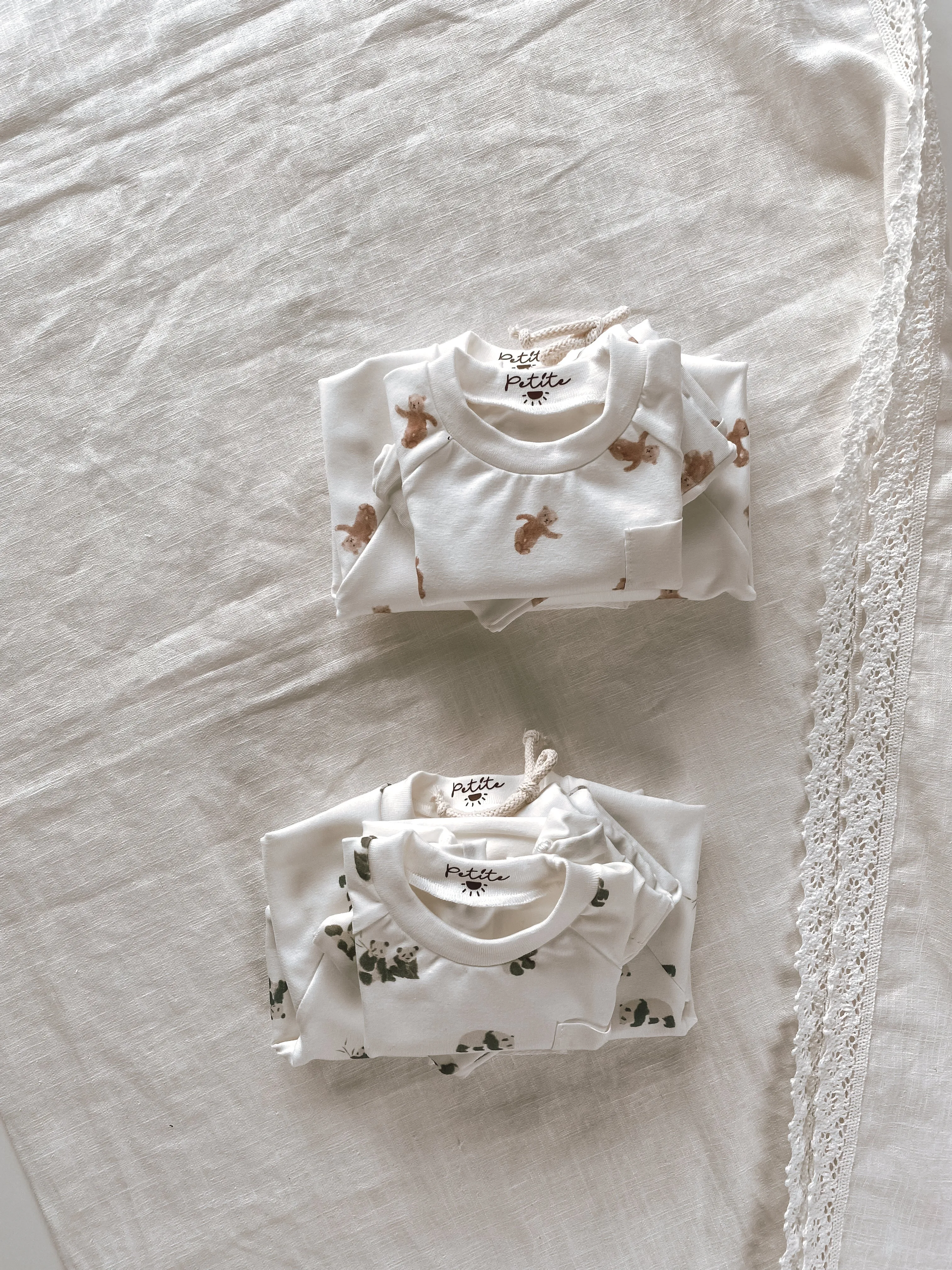 Baby cotton sweatshirt / teddybear