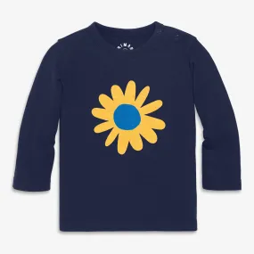 Baby long sleeve sunflower tee