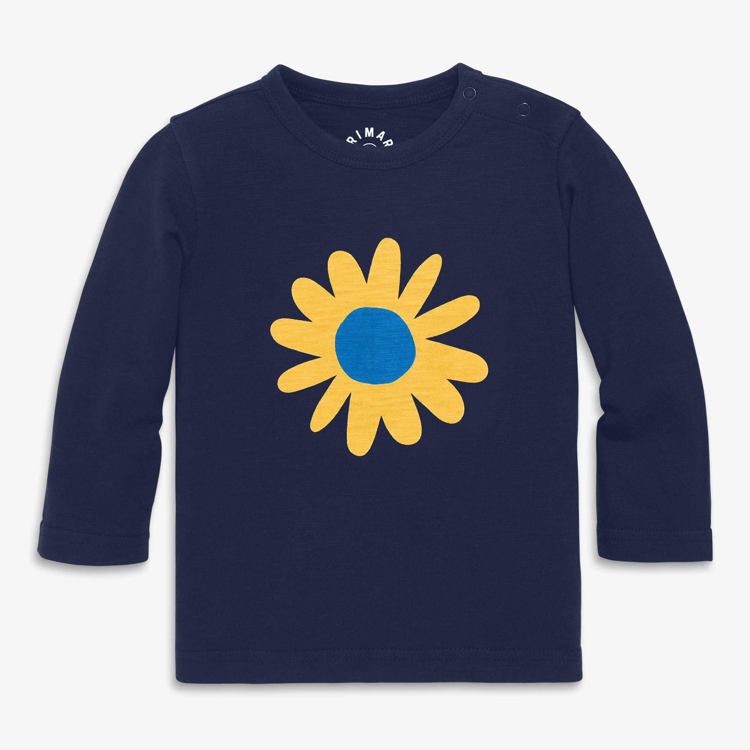 Baby long sleeve sunflower tee