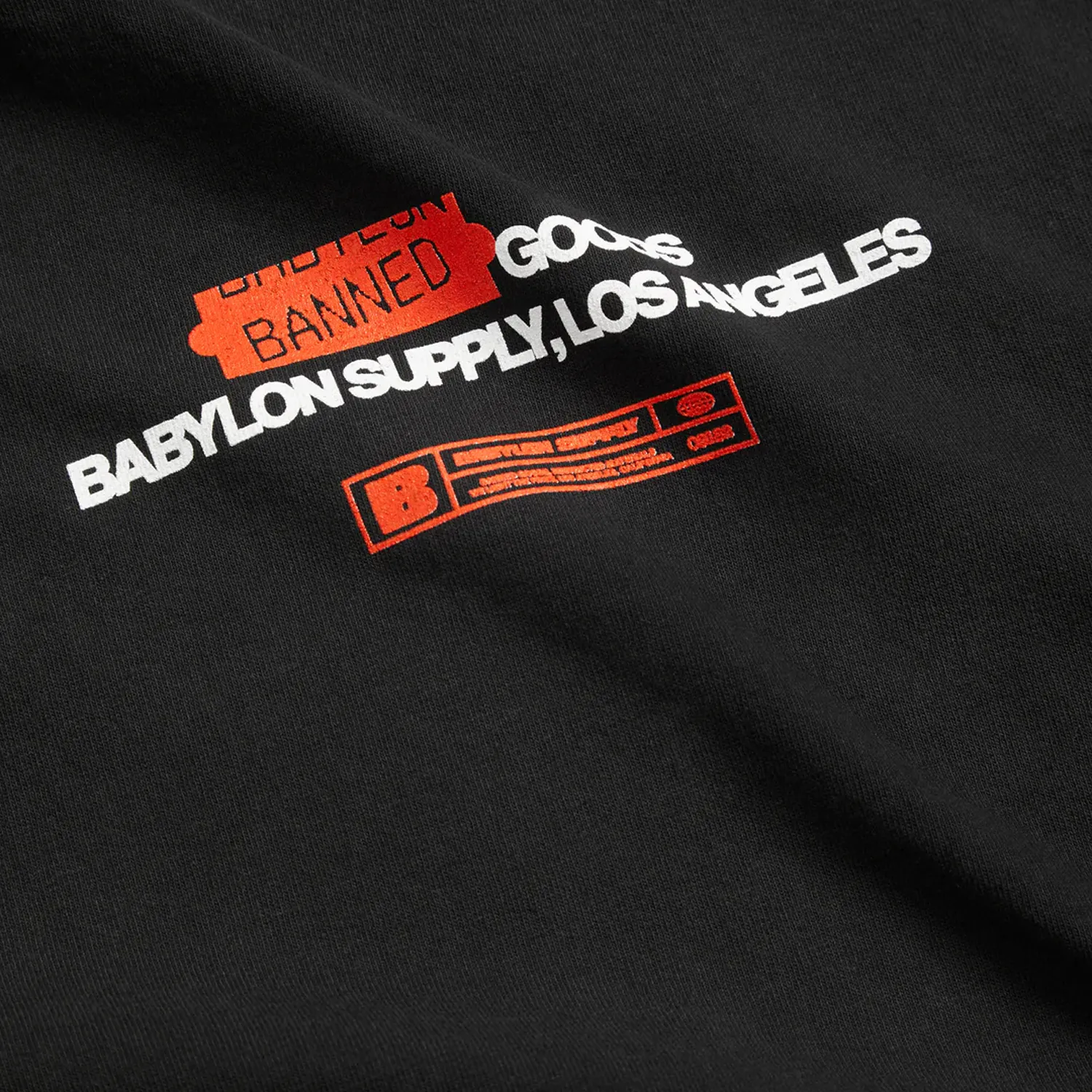 Babylon LA Banned Goods T-Shirt Black