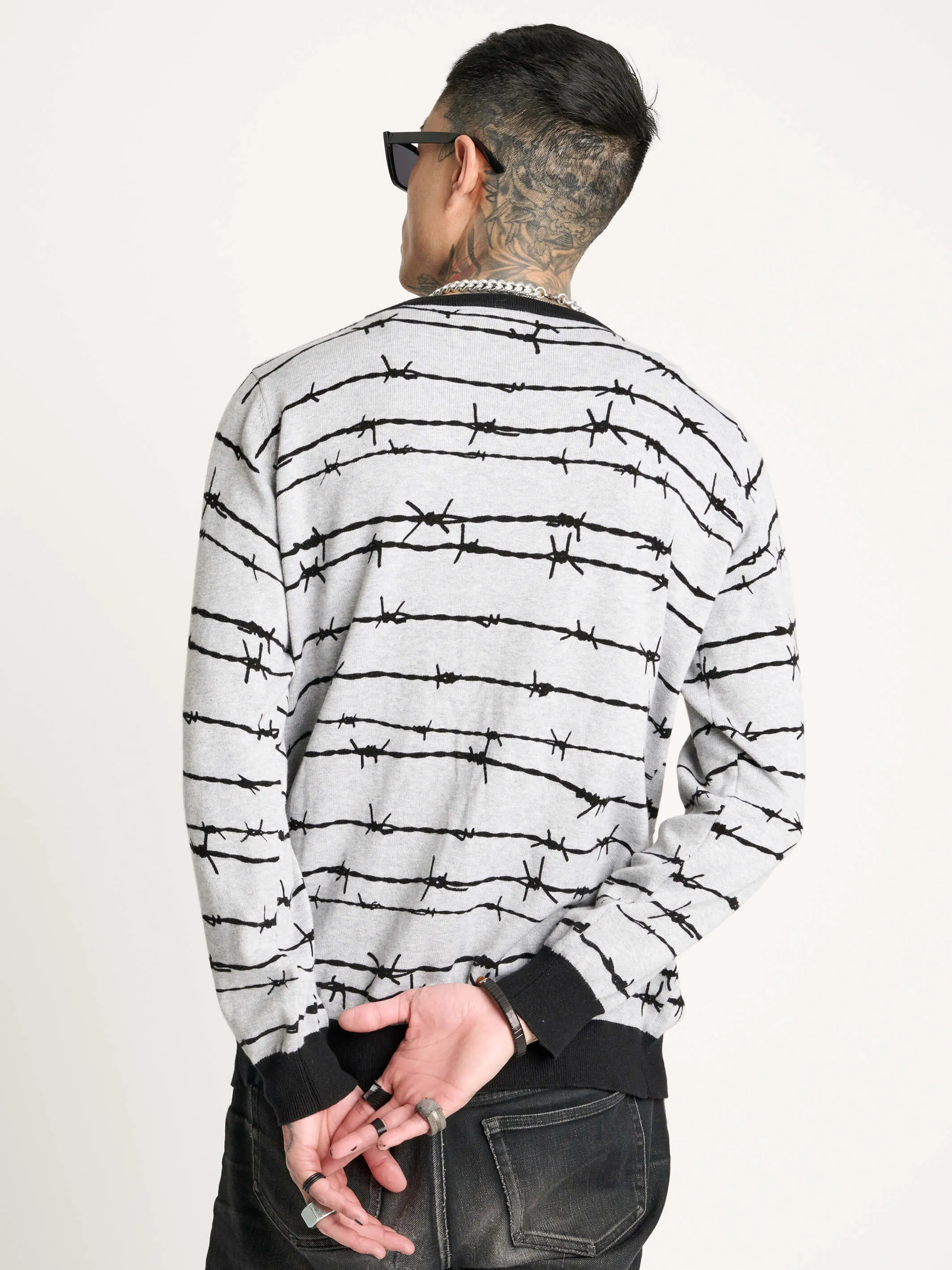 Barbed Wire Cardigan