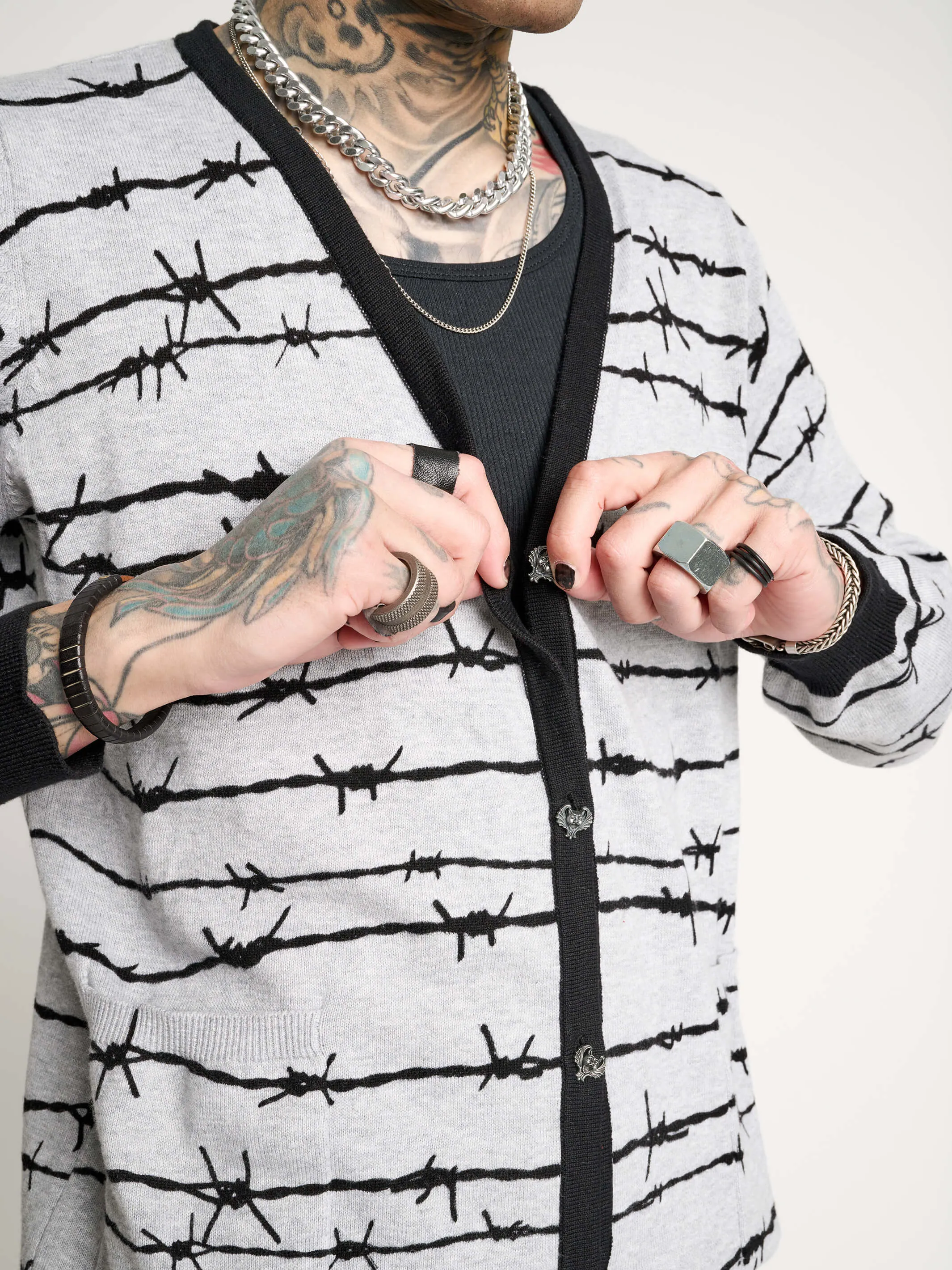 Barbed Wire Cardigan