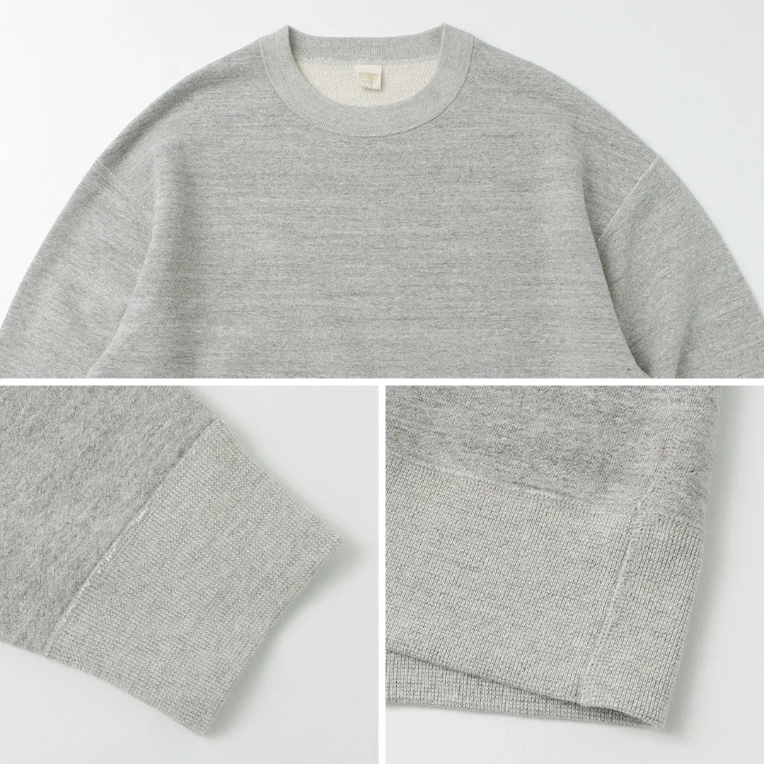 BARNS / Loopwheel wide crew sweatshirt