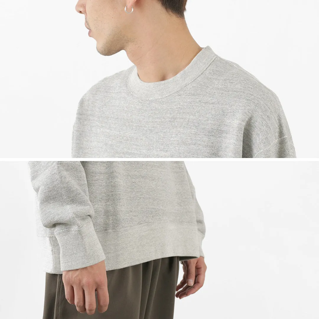 BARNS / Loopwheel wide crew sweatshirt