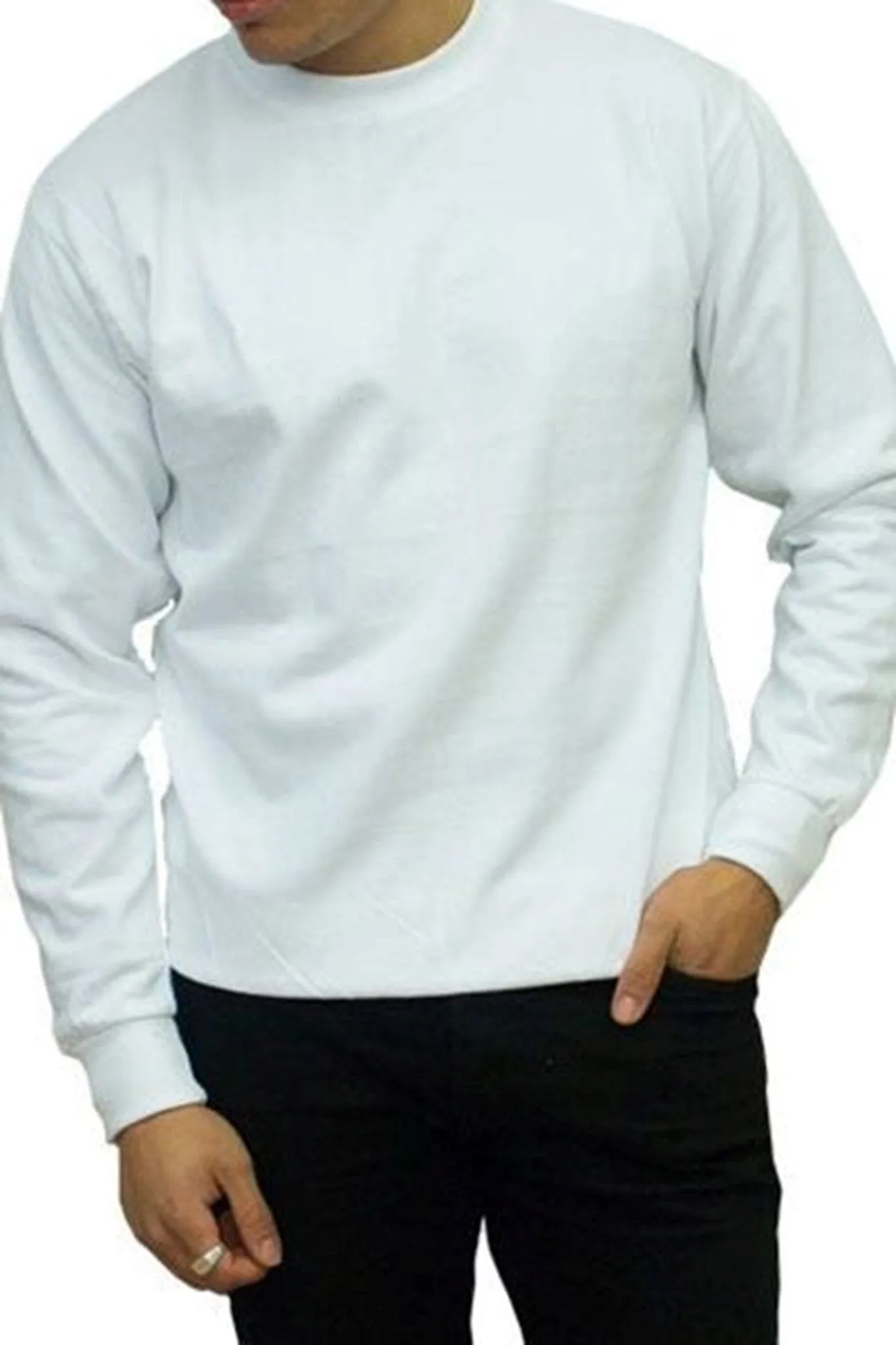 Basic Crewneck - Hvid