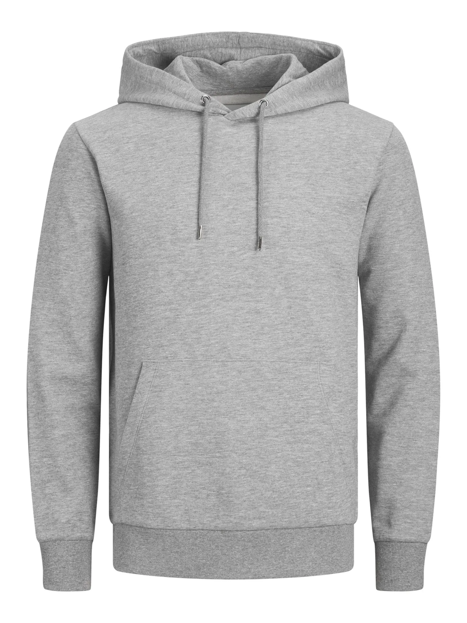 Basic Hoodie Sweat - Lys Grå Melange