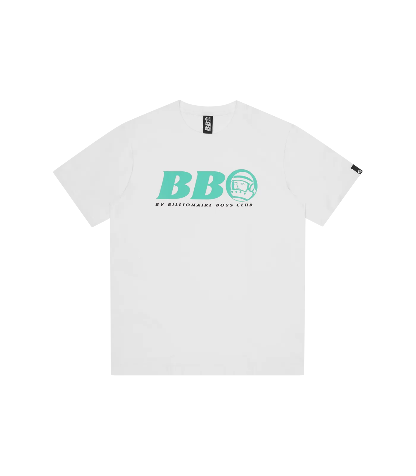 BB ASTRO T-SHIRT - WHITE/GREEN LOGO