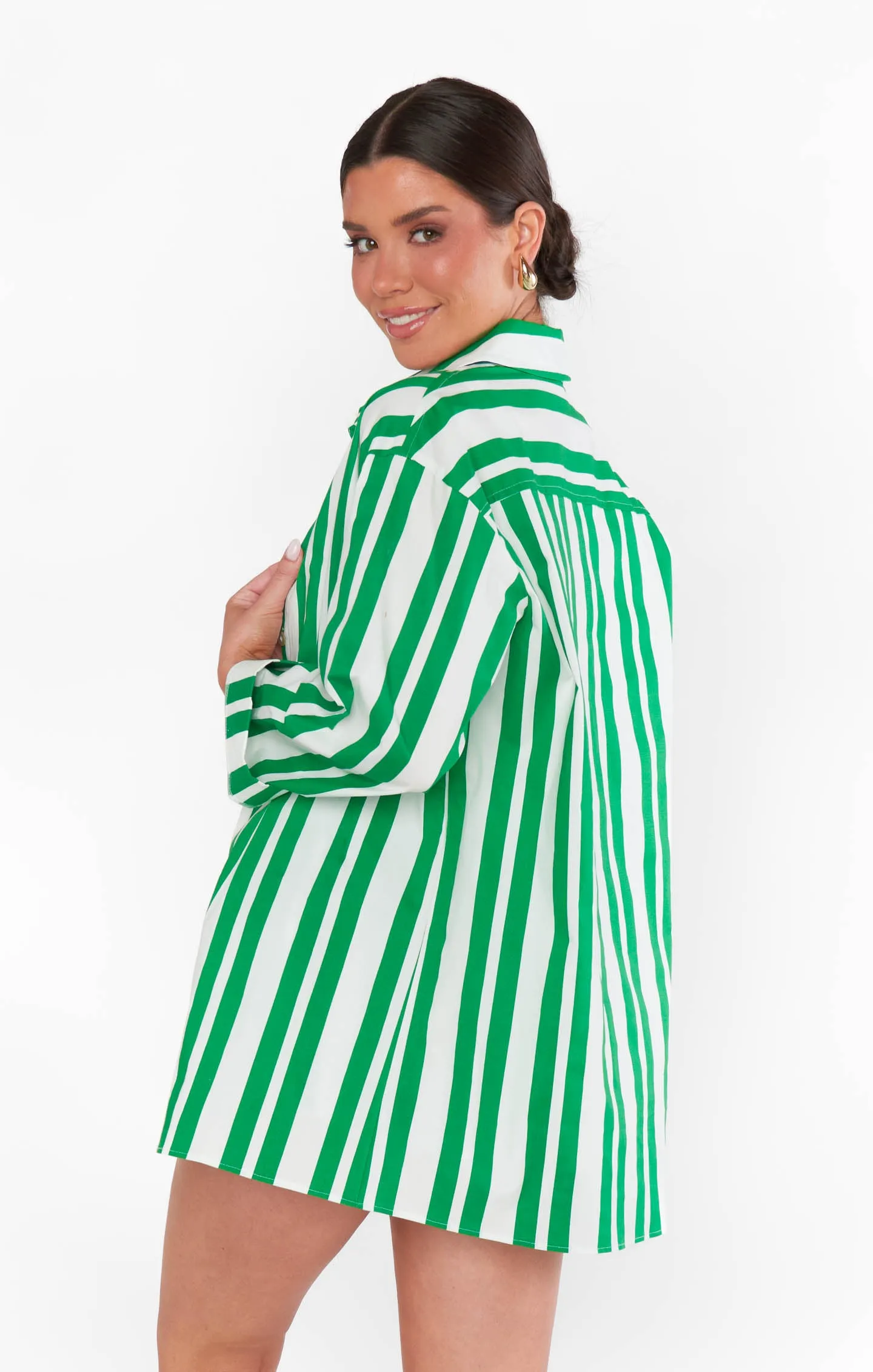 Berman Button Down ~ Center Court Stripe