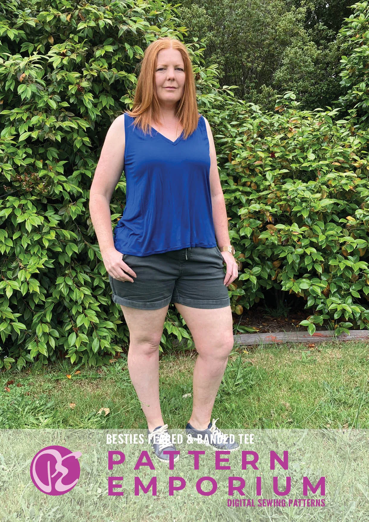 Besties Tee | Flared & Banded T-shirt Sewing Pattern