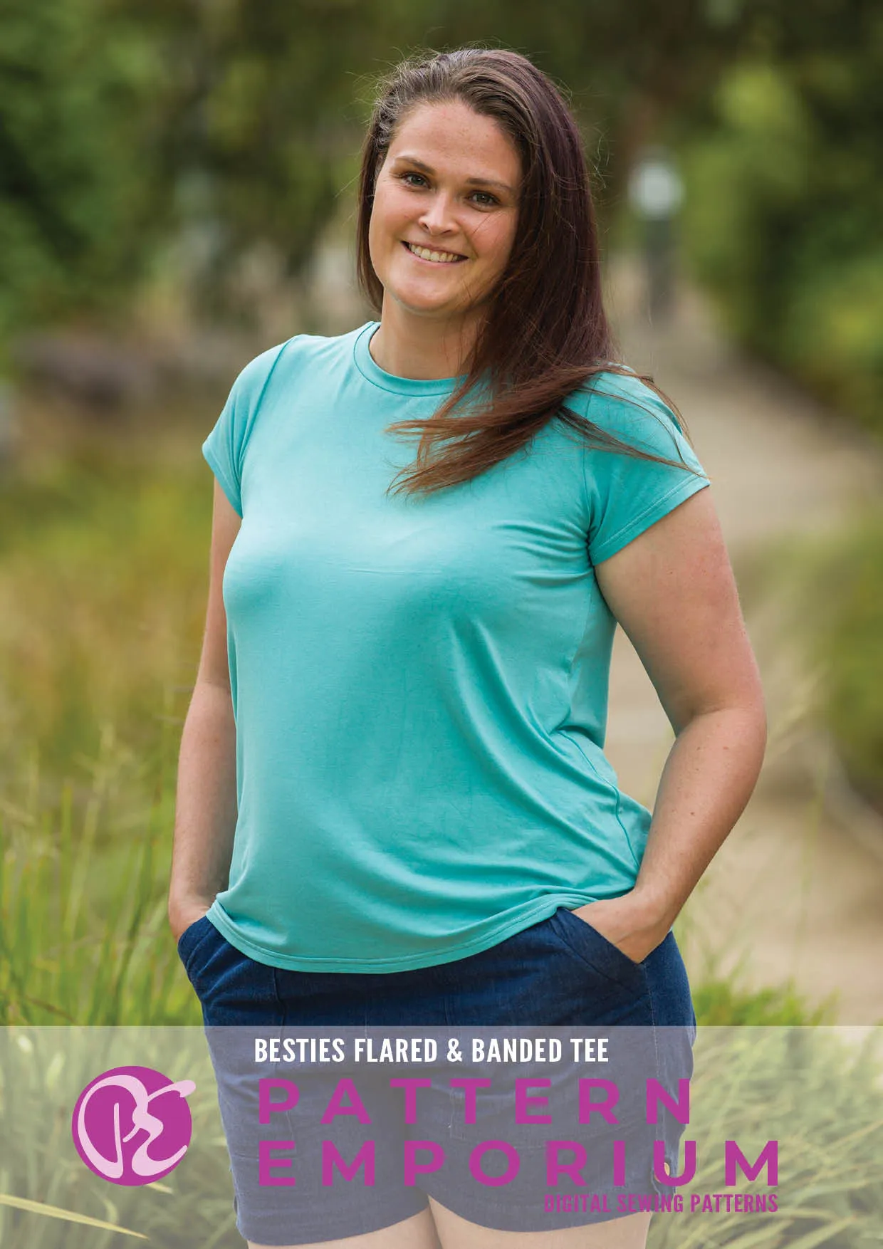 Besties Tee | Flared & Banded T-shirt Sewing Pattern