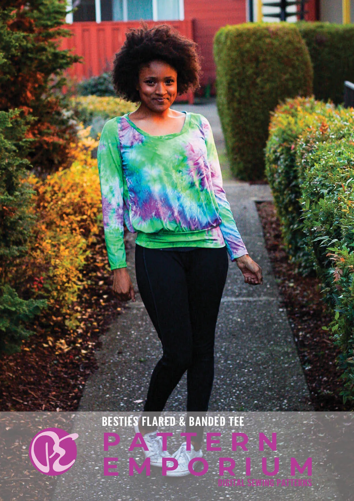 Besties Tee | Flared & Banded T-shirt Sewing Pattern