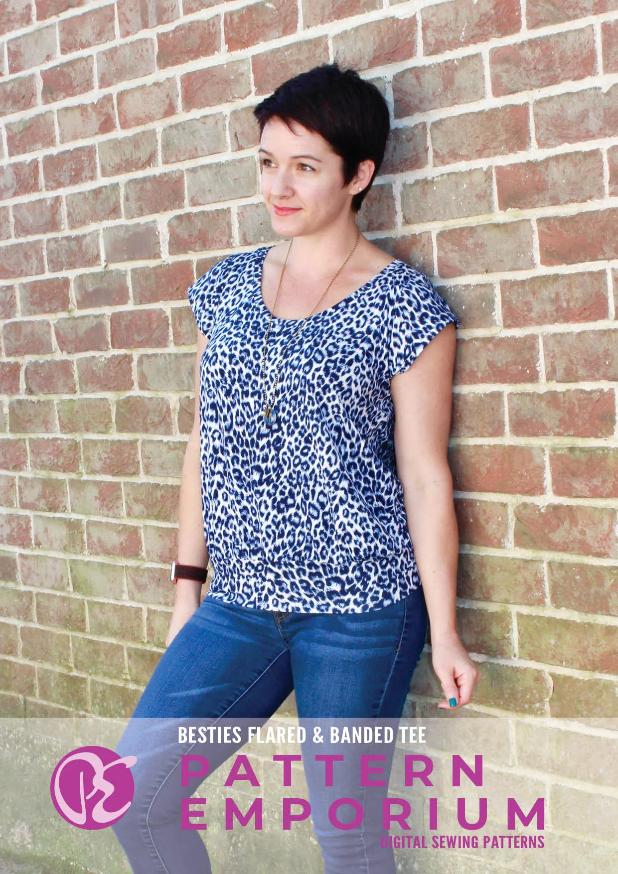 Besties Tee | Flared & Banded T-shirt Sewing Pattern