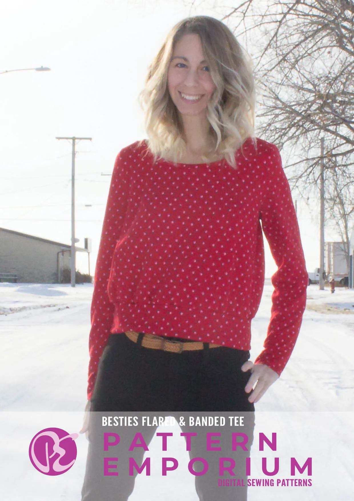 Besties Tee | Flared & Banded T-shirt Sewing Pattern