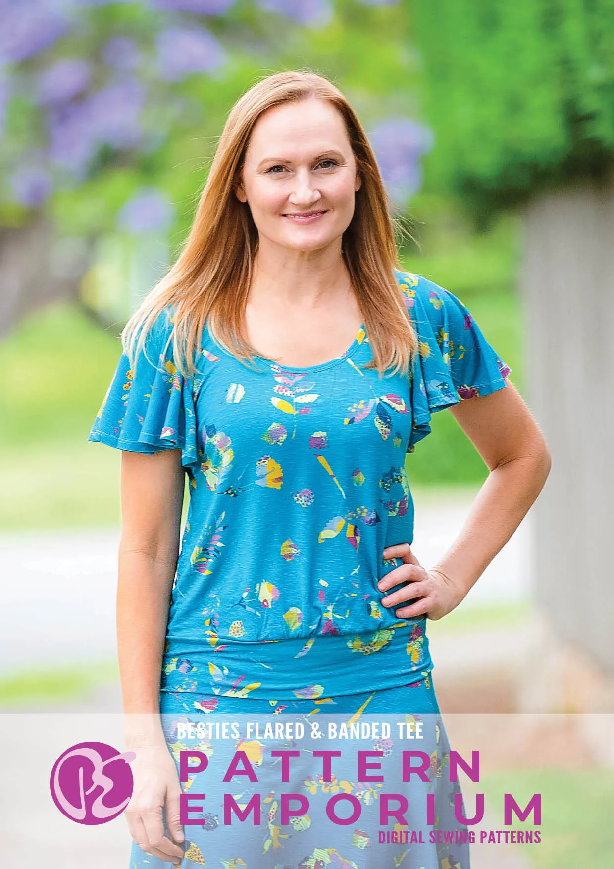 Besties Tee | Flared & Banded T-shirt Sewing Pattern