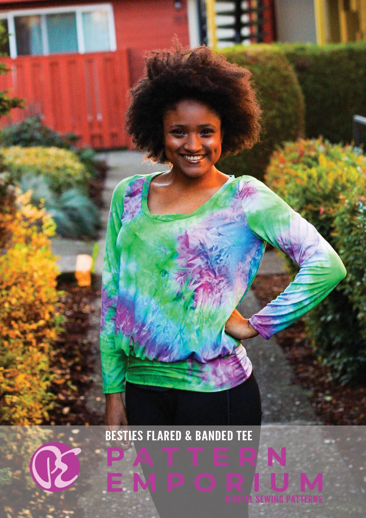 Besties Tee | Flared & Banded T-shirt Sewing Pattern